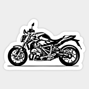 R1250R Bike Sketch Art Sticker